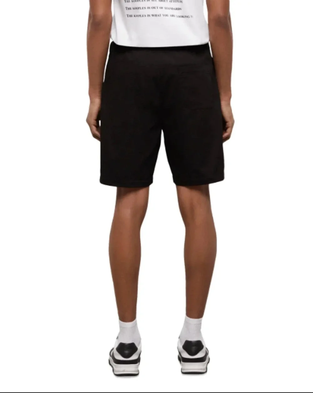 NWT The Kooples Men's Memphis Cotton Loose Fit Shorts Black Size S